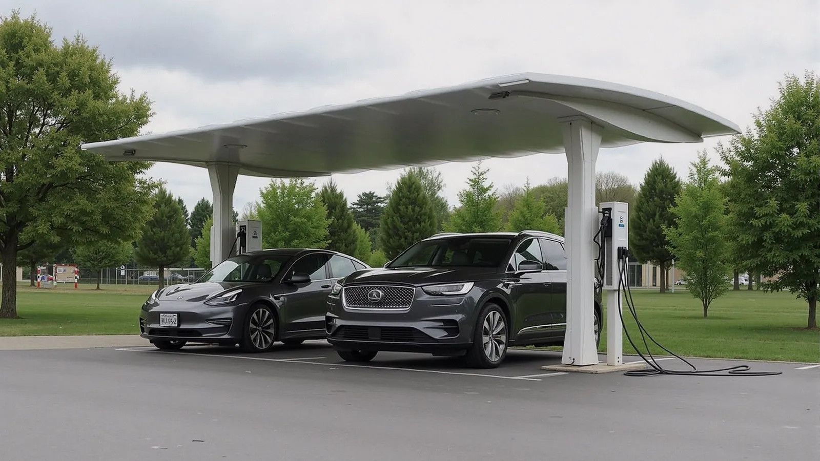 electric-vehicles-at-a-charging-station-4845161