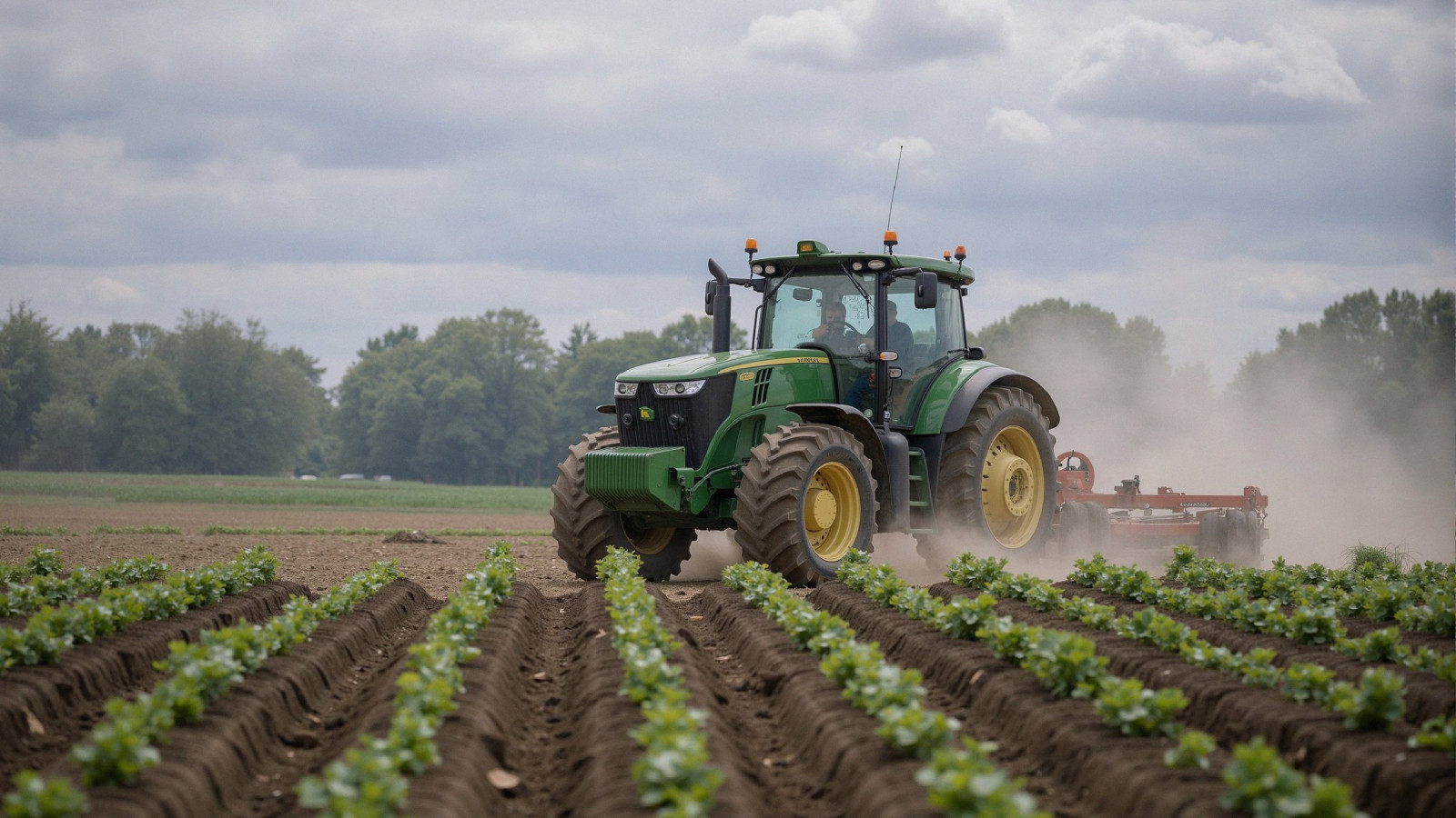 tractor-cultivating-crops-in-a-lush-farmland-4937898